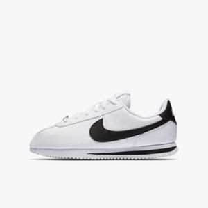 New NIKE CORTEZ BASIC sneakers -- White/Black